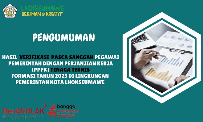 Hasil Verifikasi Pasca Sangah ADM Tenaga Teknis