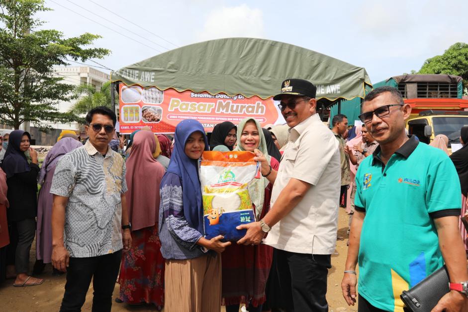 Masuki Maulid Nabi dan Kendalikan Inflasi, pemko Lhokseumawe gelar Pasar Murah 